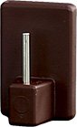 Home Xpert Klebehaken VITRAGE/GARDINE 8 Stück, 28 x 19 mm braun