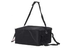 GCDN 16" Sacchetto di consegna della pizza rosso/nero isolato sacchetto termico dell'alimento per il ristorante degli alimenti da asporto