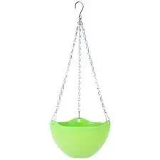 Antier Plastic Hanging Pot, Multicolour