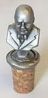 Winston Churchill Pewter Figure bottle stopper, great gift idea FREE UK POSTAGE