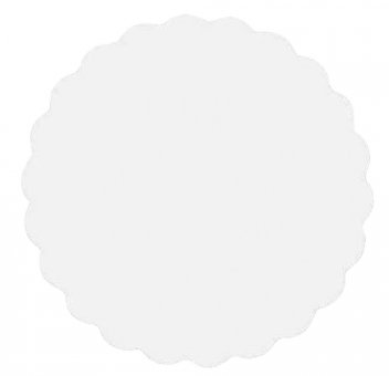 1000 Tassendeckchen weiß 9 cm Durchmesser - 2