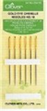 Clover Gold Eye Chenille Needles No 24 Pack of 6