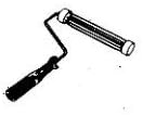 Gam Paint Brushes 9in. Deluxe 4-Wire Cage Roller Frame FR01094