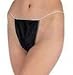 Disposable Black Thongs Pants Spray Tanning Waxing X 10 Individually Wrapped N&b
