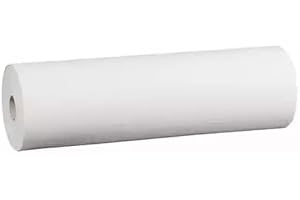 60 cm x 80 m rulle perforerat papper för skönhetssalong, perfekt för massage, hårborttagning och kroppsvård