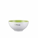 Ideal para tu muesli. fitvia Cereales Bowl, spülmaschinengeeignete Tazón de Cereales en un Bonito diseño para tu Saludable Start en el día.