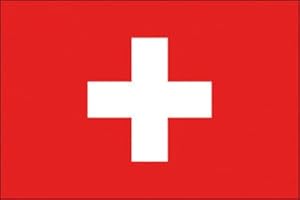 SOCIAL CRAZY Adesivo BANDIERA Svizzera (15X10 CM)