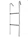 Produktbild Izzy Trampolinleiter Sicherheitsleiter Einstiegsleiter Leiter für Trampoline, 2 Stufen, Metall, Stahlrohr Maße: 100 x 52 cm, universell für alle Größen, 300, 305, 365, 366, 400, 426, 430 cm