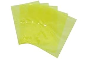 JMR 3 x A5 Plastic Wallets Yellow Popper Wallet Envelope Folders School Document Folder Press Stud Wallet Plastic Folder Office Files Button Closure (A5 Yellow)