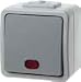 Produktbild Berker AP-Wipptaster lgr/gr 507105 mit roter Linse AQUATEC Taster 4011334149156