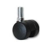 MS Beschläge® Holzkorb Holzwiege aus Metall Anthrazit beschichtet mit Rollen - 3