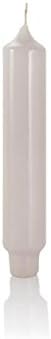 High Gloss dinner taper punch candle Rosè 164 x 27 mm, Candles with luxury surface