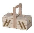 Preisvergleich Produktbild Nähkästchen Nähkasten Holz Puppenhaus Puppenstube 1:10