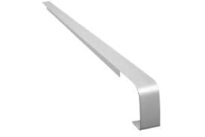 Rolabond Kitchen Worktop Straight Running Joint Matt Silver 40mm x 630mm