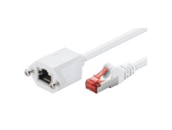 Preisvergleich Produktbild Mcab 1.0M CAT6 F-UTP Extension WHI