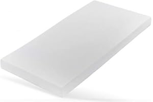 ‎DEDSTORE-BABY Dedstore-Baby Kindermatratze 60x120 Mit Matratzenüberzug - Bilateral Baby Matratze Babymatratze - Kinder Matratze - Schaumstoff Bezug Kind - Jugendmatratze Weiß