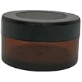 JARBAZAAR (SUPERSAVER Pack of 20 PCS) 25 Gram Amber Color Acrylic SAN JAR for DIY Cosmetic LIPBALMS,Lip Scrubs, BODYBUTTER JAR Travel Friendly with Protective Inner lid 100% Leak Proof