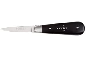 Homey's Tools for Life 'Laguiole'-Austernmesser - Austernöffner - Robustes, aber elegantes Austernmesser aus Edelstahl - Griff aus Pakka-Holz mit elegantem Nietenmuster im Laguiole-Stil