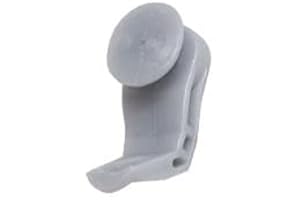 NEW EDGE BLINDS Aluminium Fixed Curtain Track (Silver, Gliders (10 Pack))