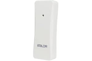 BALDR Wireless Temperature & Humidity Sensor for Weather Stations - Shelf Standing or Wall Hanging - Black (One Sensor Only, Battery Not Included)