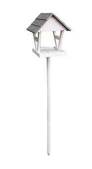 FUTTERHAUS + STÄNDER GESTELL VOGELHAUS