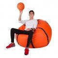 Fabricado en la UE ipp Otomana puf pera Puff Pouf en Falso simipelle pelotita Cuero. El balón de Basket.