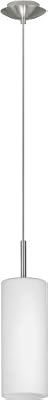EGLO; my light; my style Eglo 85977 Lampe suspension Troy 3 à 1 ampoule E27 max. 60 W non incluses en acier nickelé et verre mat/blanc satiné 10,5 x 110 cm