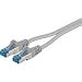 Produktbild MicroConnect sftp6 a015twin 1.5 m Cat6 A S/FTP (S-STP) Grey Networking Cable – Networking Cables (1.5 m, Cat6 A, S/FTP (S-STP), RJ-45, RJ-45, Grey)