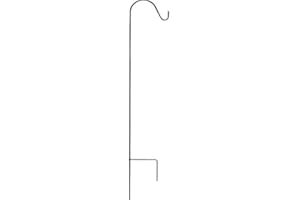 Panacea 89024 Single Shepherd Hook, Black, 36-Inch