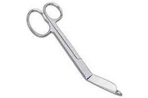 FUNKY NURSE Premium 7.5 inch Lister Bandage Scissors - Silver for Nurse Midwife Healthcare Professional