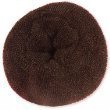 Extra Large Hair Doughnut Bridal Wedding Hair Style Bun Ring (6 Inches) - Brown