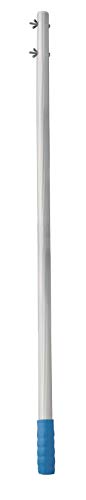 SIQUA Pértiga Fija de Aluminio Estriado con Sistema Tornillo y Palomilla Longitud de 2 m
