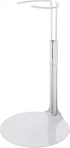 Kaiser Doll Stand 2101 - White Doll Stand for 8 to 12 Dolls and Action Figures, 6-Pack