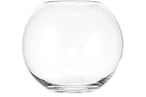 OBERSTDORFER GLASHÜTTE Bardzo duży wazon kulisty Ø 25 cm przezroczysty szklany wazon kulisty szkło kryształowe wazon dmuchane wysokość ok. 20 cm średnica 28 cm otwór u góry 16 cm