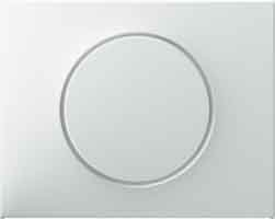 Preisvergleich Produktbild Hager K1 Zentralplatte für Raumtemperaturregler rotatif weiß Polar