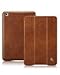 Produktbild Jisoncase Genuine/Real Leather Vintage Apple iPad Mini New iPad Mini With Retina Display Smart Covers Function Tablet Cases&Sleeves/Holder 100% Handmade&Brand Package 360 Degree Protect+Smart Cover+Magnetic&Book Style Design+Promotion Price Real Leather Case Smart Cover Shield Holder+Automatically Awake+Sleep Function For Apple iPad Mini-With Brand Package for Christmas Gift Dimension:8.39 x 5.89 x 0.8CM Brown+Tan Color JS-IDM-01A20
