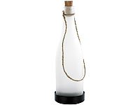 Lunartec Solar-LED-Lampe „Flaschenpost“, warmweiß, 4er-Set - 4