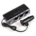 Produktbild USB KFZ PKW LKW Auto Ladegerät Kabel Adapter 3 x Zigarettenanzünder 12V/24V/5V