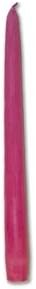 MAELEA French Non Drip, Unscented, Taper Candles, FUSCHIA, Handmade, available in 19 lovely Colours. Long Burning (8 hours) No Smoke. Perfect for the Table, for Chandeliers and l Receptions.