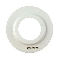 Pack of 2 - White Metal Shade Reducing Ring