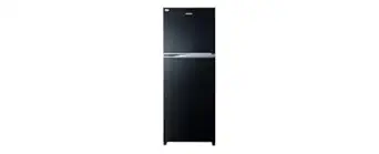 Panasonic 450 L 2 Star ECONAVI and INVERTER Frost Free 2-Door Top Freezer Refrigerator (NR-TX461BPKN, Glass Look Black)