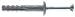 Produktbild FISCHER Nageldübel 6x40, 100er Pack, mit flachem Rand (Pilzkopf 13 mm) Typ:Fischer Bohrer Ø:6mm