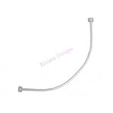 made in italy Gedy - Barra Semicircular Alum. D25 Blanc (9312500210)