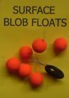 CJT 6 x Hi-Viz FLUORO ORANGE SURFACE BLOB FLOATS