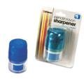 Preisvergleich Produktbild Officemate Twin Bleistift / Farbstift Spitzer mit Kappe, blau