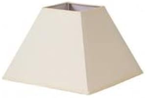 FABRILAMP Pantalla Piramide Mezzo E27 beige 25dx11dx18h Tejido Popelin
