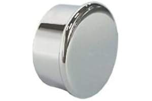 SALES TODAY INTERIROR 35mm Chrome Poles Apart Metal Curtain Pole Finials Pack of 2 (End Cap Finial)