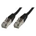 Produktbild Microconnect stp6015s 1.5 m CAT6 F/UTP (FTP) schwarz – Netzwerk-Kabel (RJ-45, RJ-45, männlich/männlich, CAT6, F/UTP (FTP), schwarz)