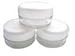 10ml Clear Squat Jar with White Lid - 10