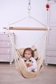 Lola Bella Chica Cappuccino Luxus Babyhängematte Babywiege Kinderhängesessel Oeko-Tex 100 - 3